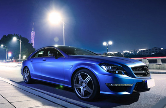 Matte Metallic Deep Sea Blue-Film Vochtbestendige 4,8 MIL Thickness van de Autoomslag
