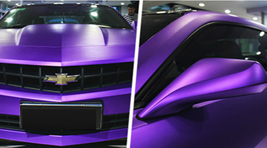 Matte Metallic Deep Sea Blue-Film Vochtbestendige 4,8 MIL Thickness van de Autoomslag