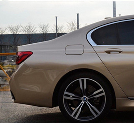 HUISDIEREN Super polijst Helder Auto Vinylomslag Metaalchampagne gold