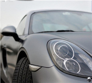 Het elektro-optische Bewijs van Metaal Diepe Grey Car Wrap Film Moisture