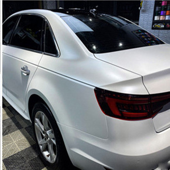 Audi Electro Optic Metallic White-Verschuifbare de Versie van de de Filmlucht van de Autoomslag