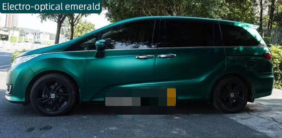 De elektrische Optische Helende Technologie van Emerald Matte Car Vinyl Wrap Self