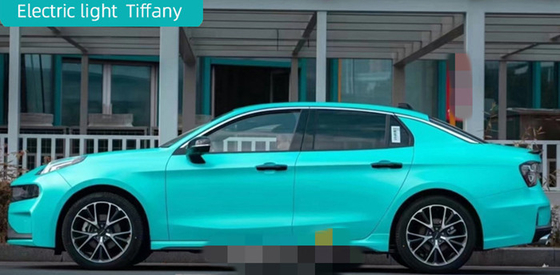 Matte Tiffany Car Wrap Film Air-Versie met Verwijderbare Acrylkleefstof