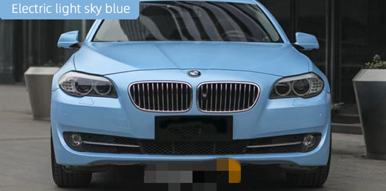 Film die van de de Autoomslag van Matte Metallic Electric Light Sky de Blauwe niet - langzaam verdwijnen