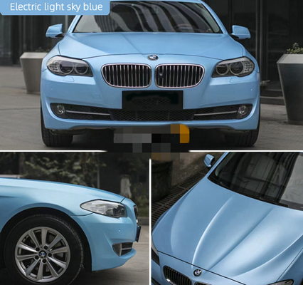 Film die van de de Autoomslag van Matte Metallic Electric Light Sky de Blauwe niet - langzaam verdwijnen