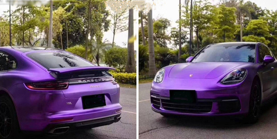 Bel Vrije Elektrische Violet Car Wrap Film Self die Swipeable helen