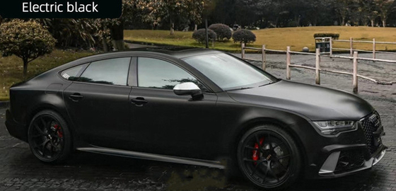 4.8 MIL Black Car Vinyl Wrap-van de Luchtversie en Hitte Elektrische Zekeringstechnologieën
