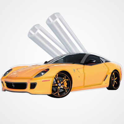 Super plus Glanzende Transparante Autobustehouder Zelf Helende 8 MIL Car Protection Film
