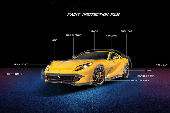 8 MIL Matte Transparent Car Paint Protection filmt pPF deklaag voor auto