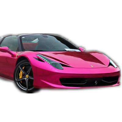 Van de de Auto Vinylomslag van bellen Vrij Vochtbestendig Roze Chrome de Spiegeleffect