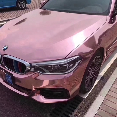 De zelf Helende Rose Gold Chrome Vinyl Car-Waterdichte Versie van de Omslaglucht