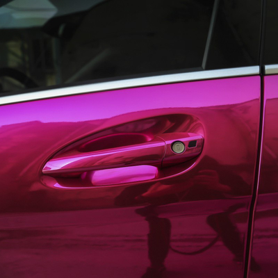 120µM Free Slideable Pink Chrome Weerstand van de de Film de Zoute Nevel van de Autoomslag