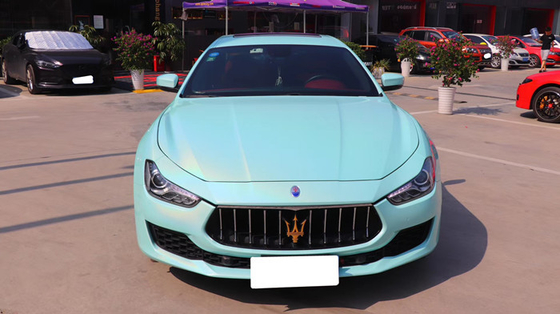 50in polijsten Bestand Vochtigheid van de de Auto Vinylfilm van Tiffany Blue Vinyl Wrap Film de Dunne