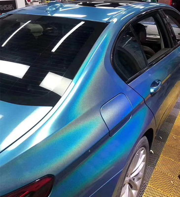 1.27m het Verschuifbare Laserblauw de Vinyl hoge Versie schittert van de Omslaglucht polijsten autoomslag