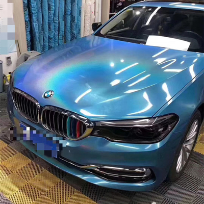 1.27m het Verschuifbare Laserblauw de Vinyl hoge Versie schittert van de Omslaglucht polijsten autoomslag