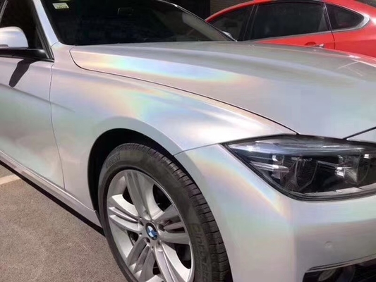 Het kleurrijke Laserwit schittert de Polymere Gekalanderde Vinylfilm van de Autoomslag
