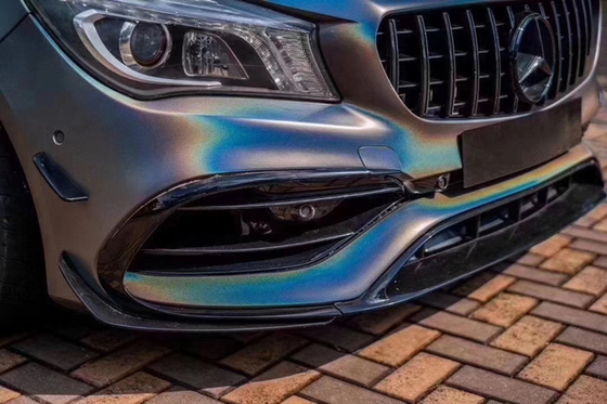 Acryl Zelfklevende Matte Laser Grey Bubble Free-Vinyl de Luchtversie 60µM van de Autoomslag