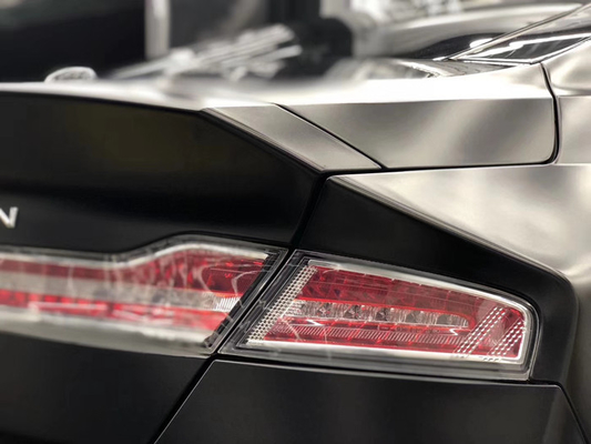 De zwarte Matte Car Vinyl Wrap Removable-Kras van Bellen Vrije Huiden Metaal