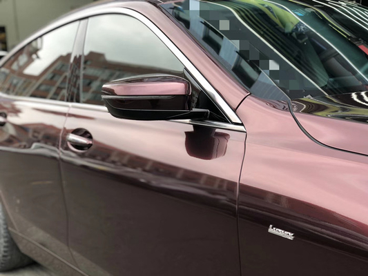 Verwijderbaar Acryl Zelfklevend Zwart Matte Car Vinyl Wrap Metallic nam kleur toe
