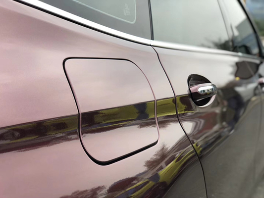 Verwijderbaar Acryl Zelfklevend Zwart Matte Car Vinyl Wrap Metallic nam kleur toe
