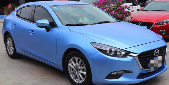 Het metaal Blauwe Duurzame niet Langzaam verdwijnen van Mistmatte car vinyl wrap film