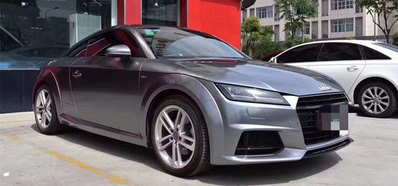 Geactiveerde de Hitte van Grey Gloss Car Vinyl Wrap van het titaniumstaal polijst Metaalgrey vinyl wrap