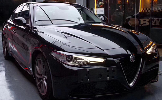 Verschuifbare Piano Zwarte Vinylomslag 60µM Verpakkend de Filmbroodje van Ultra Gloss Car