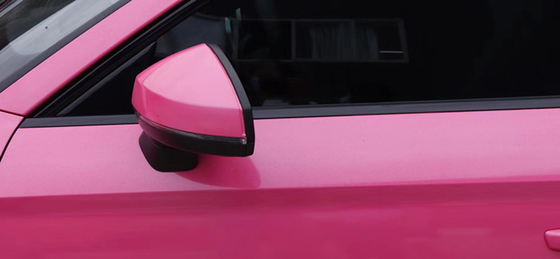 Hoog polijst Rose Red Car Wrap Slidable-Vinyl de Omslag UV Bestand van de Luchtversie