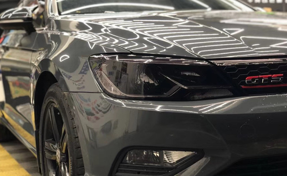 Ruimtegrey vinyl high gloss car-Omslagfilm 60µm bestand vuil