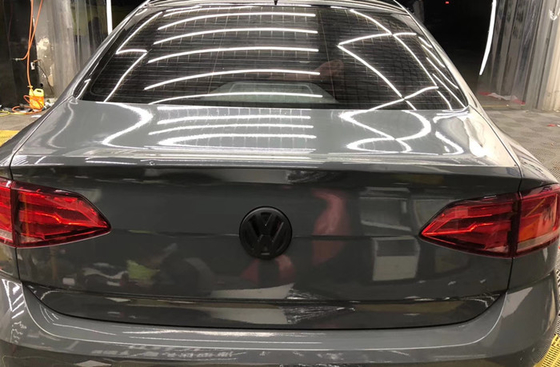 Ruimtegrey vinyl high gloss car-Omslagfilm 60µm bestand vuil