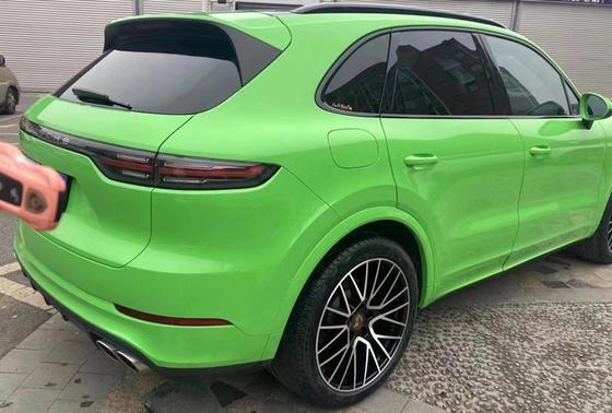 De polymere Gekalanderde Luchtbel Vrije Vinylomslag ultra polijst groene autoomslag