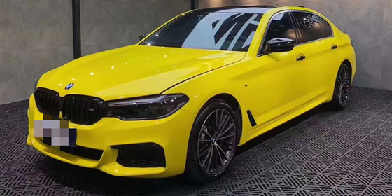 Van de de Omslagbel van de graan de Gele Hoge Glanzende Auto van het de Hittebewijs Vrije Vinylomslag