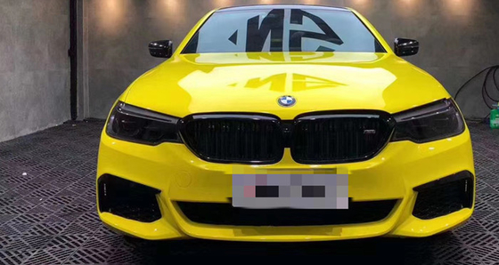 Van de de Omslagbel van de graan de Gele Hoge Glanzende Auto van het de Hittebewijs Vrije Vinylomslag