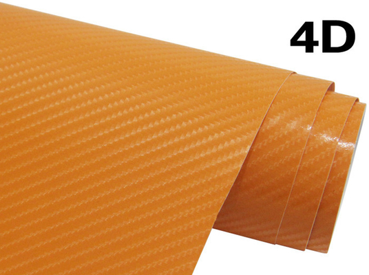 60µM 4D van de de OmslagLuchtbel van de Koolstofvezel de Vinyl Vrije Vinylomslag voor Voertuig Reclame