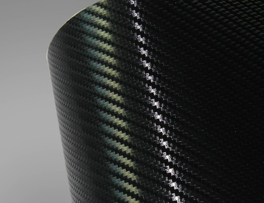 3D Gekleurde van de de Omslagfilm van de Koolstofvezel Vinyl de Bellen Vrije Verschuifbaar