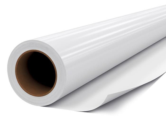 PE Met een laag bedekt Document de Filmvinyl van de Voerings Digitaal Druk met Grey Adhesive