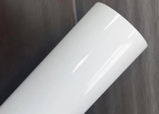 Polijst de Witte Polymere Vinyl Digitale Film van de het Schermoverdracht met Verwijderbare Kleefstof
