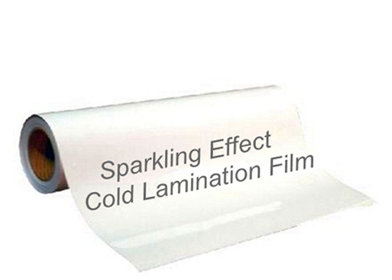 Semi Duidelijke Film 0.5mm van de Fonkelings Koude Laminering schittert Koude Lamineringsfilm