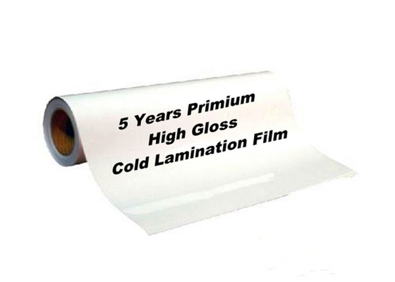 Hoog pvc van het fotoalbum polijst Koude het Lamineren Film Transparante Zelfklevend