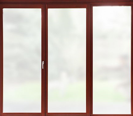 Wit Matte Frosted 0.8mm Decoratieve Glazen vensterfilm voor Privacy