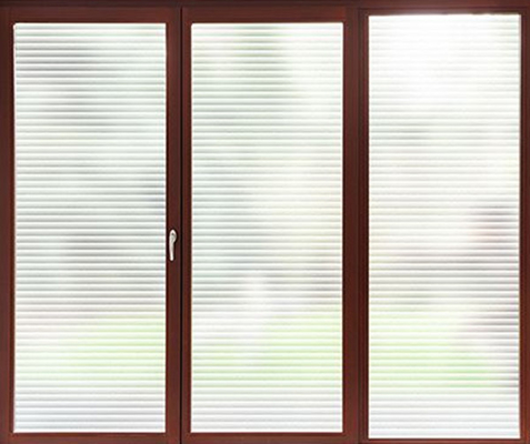 Zonneblinden Verwijderbare klampt Statisch zich Vensterfilm 0.8mm Duidelijke Berijpte Glasfilm vast