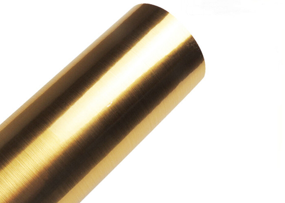 Pvc borstelde Gouden Zilveren Kleur die Vinylfilm voor Vensterdecoratie snijden