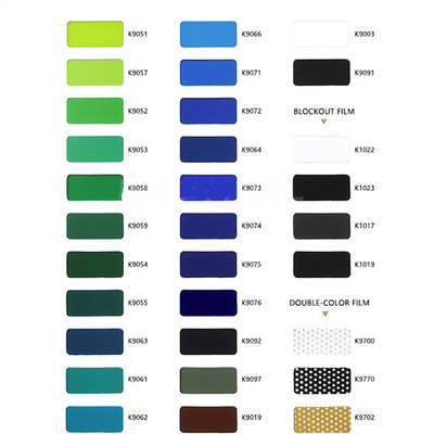 1.22Mx50M Self Adhesive Decorative Vinyl Doorzichtige Vinylfilm voor Glas