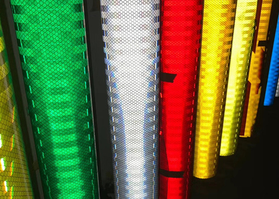 Het Acryl de Hoge Intensiteit van pvc Prismatische het Afdekken Verkeersteken Witte Weerspiegelende Afdekken