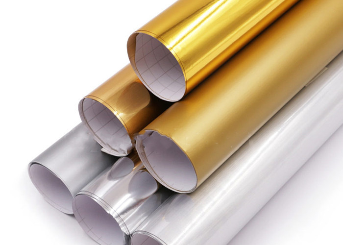 Kleur die van reclame de Decoratieve Metaalpvc Vinylfilm 0.61MX50M snijden