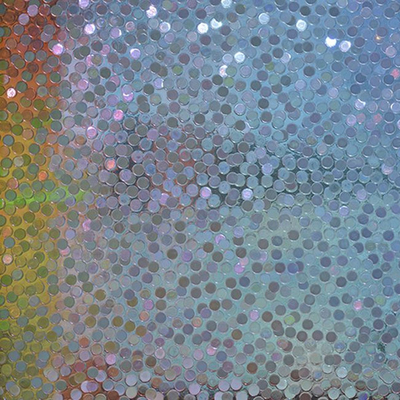 Decoratieve het Glazen vensterfilm Dichroic Dots Pattern 1.22Mx50M van het privacyscherm